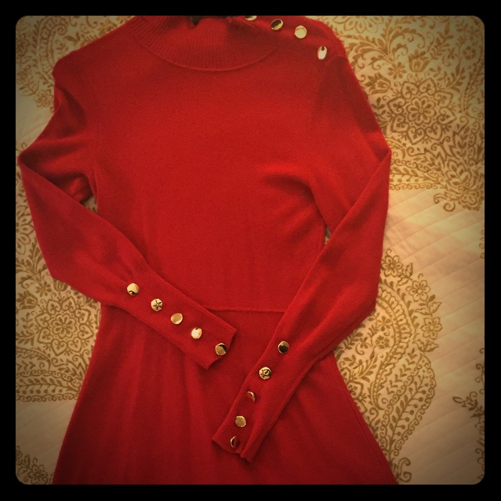 Classic A-Line Red Dress Sz M